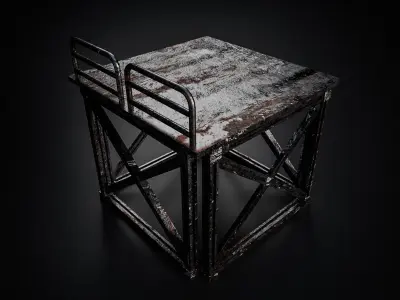 INDUSTRIAL SCIFI PROPS PACK - 47 OBJECT Low-poly 3D model