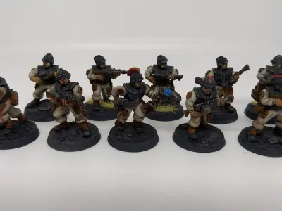 Hive-City Guard Infantry Squad 3D print model