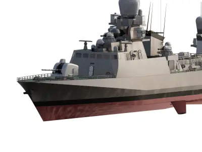 Modern Navy Corvette 3D model