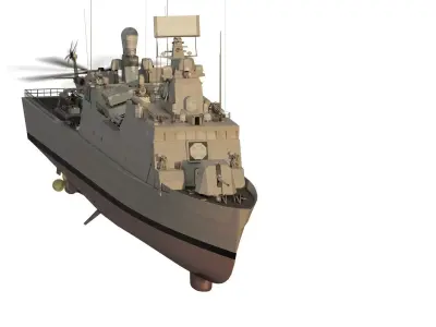 NAVY MULTIROLE CORVETTE 3D model