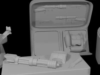 Armoury Room Pack 3D print model