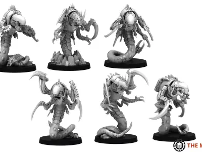 Iron Hive - Elite Subfurox squad 3D print model