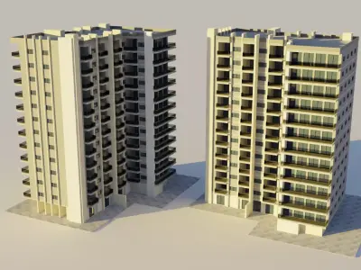 3d building model 3D model