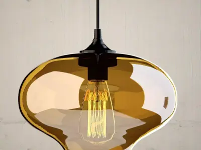 Hanging lamp 7 Loft Design 3D model