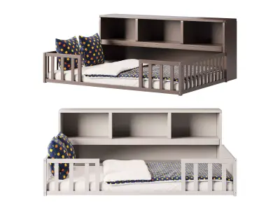 Montessori Floor Bed 3D model
