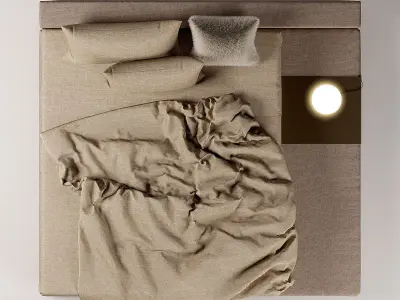  Ivano Redaelli You and Me Bed 3D model