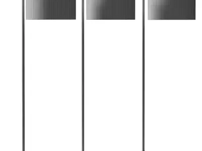 Batesville Arc Floor Lamp - Wade Logan 3D model