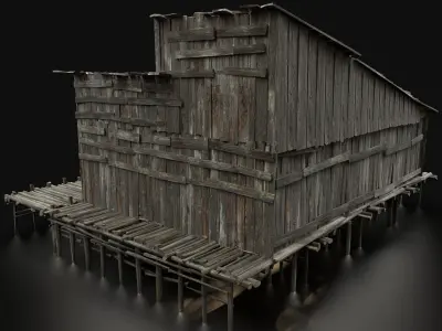 SWAMP HOUSE COLLECTION WETLAND HUTS PACK FANTASY