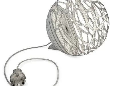 Kelly Sphere Table Lamp Studio 3D model