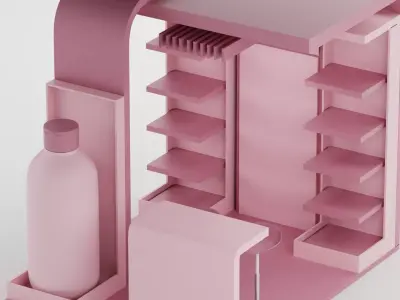 Exhibition Booth 3D model