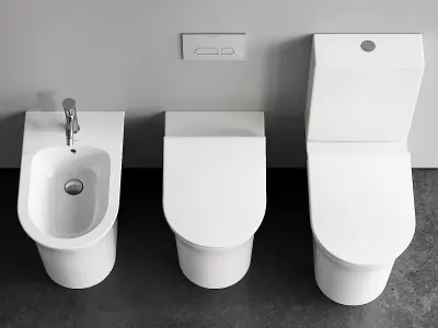 Duravit White Tulip WC 3D model