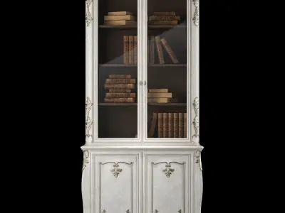 roberto giovannini bookcases art 1270 and 1274 3D model