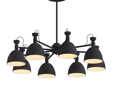 Louden lights chandelier for living room 3D model