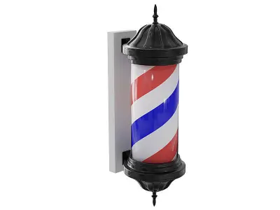 Barbershop Lamps BLENDER 3D Model Cycles 3D model