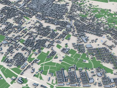 Brescia City Italy 3D model