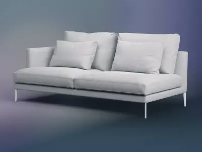 Paraiso End Sofa 3D model