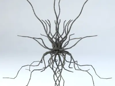 Sci -Fi Shapes - The Parasite 3D model