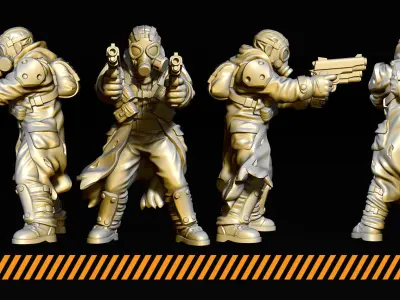 Apocalypse survivors 3D print model