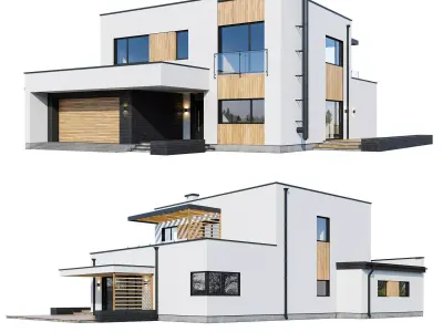 Modern house Billy 3D model