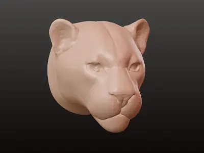 PANTHER LEOPARD 3D print model
