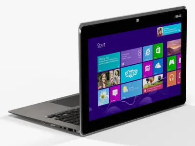 Asus TAICHI 31 convertible hybrid dual-screen ultrabook Low-poly 3D model