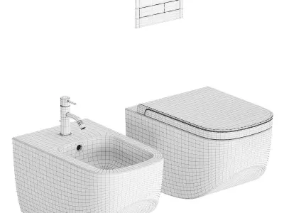 Hatria Next Wall-Hung WC 3D model