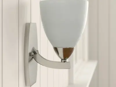 Alvah 1 - Light Armed Sconce Free 3D model