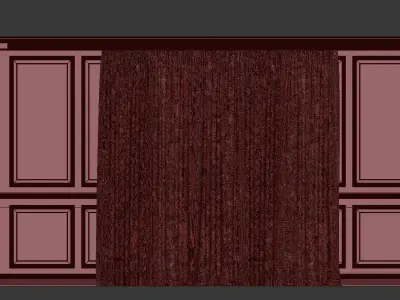 Curtain Set 105 3D model