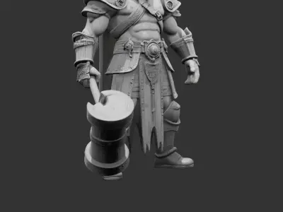 Armored Siege Enforcer 3D print model