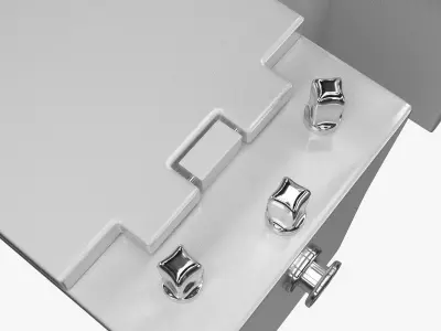 Toilet And Bidet 3D model