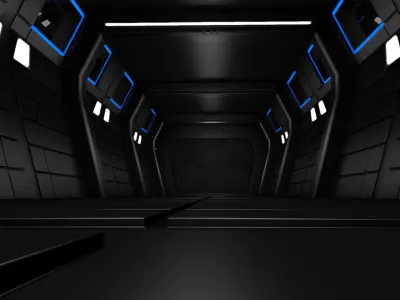 Sci Fi Corridor 3D model order