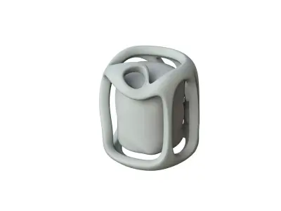 SciFi Shape Object Low Poly 87 Low-poly 3D model