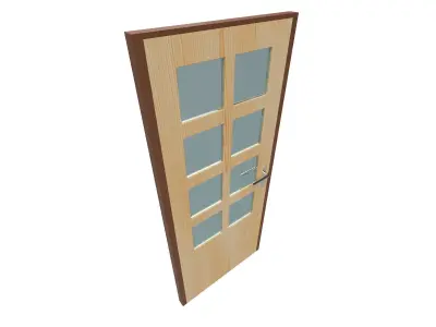 Door interior 3D model 2