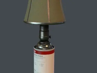 Gas Lamp Free low-poly 3D model