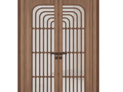 Entrance door set228 3D model
