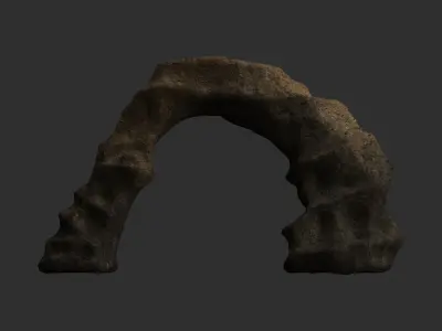 Small Arch - Dirt 2 Low-poly 3D model