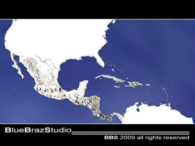 CENTRAL AMERICA 3D model