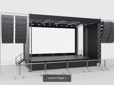 Concert Stages - Pack 1