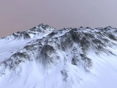 Landscape 27 Low-poly 3D model