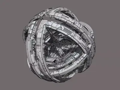 space equipment node 00255 3D model