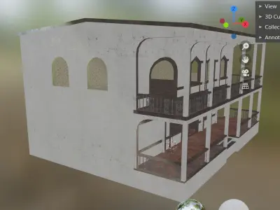 house building 4 Low-poly 3D model