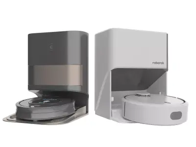 sweeping robot Low-poly 3D model