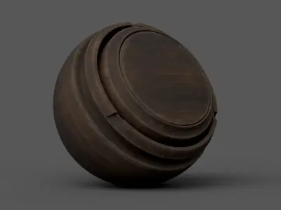 Substance Painter Wood 1 Smart Material Texture