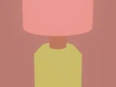 Desk Lamp Low-poly 3D model