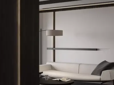 Minimalist style 3D model 3D model