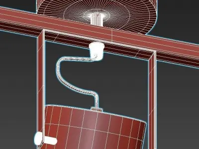 stilfort-neider-3015-02-03c track lighting fixture with three... 3D model