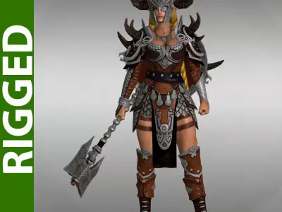 Kantra 3d Rigged Model 3D model