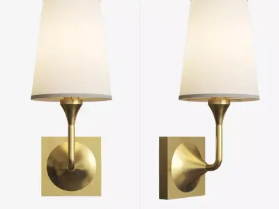 Lur Wall Sconce Baker 3D model
