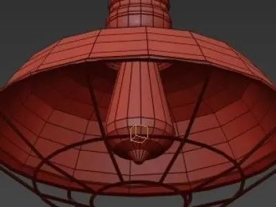 Retro Loft pendant 3D model