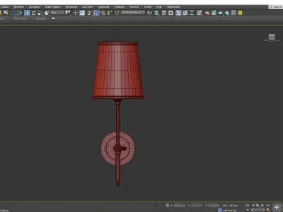 Bryant Decorative Wall Sconce Low-poly 3D model